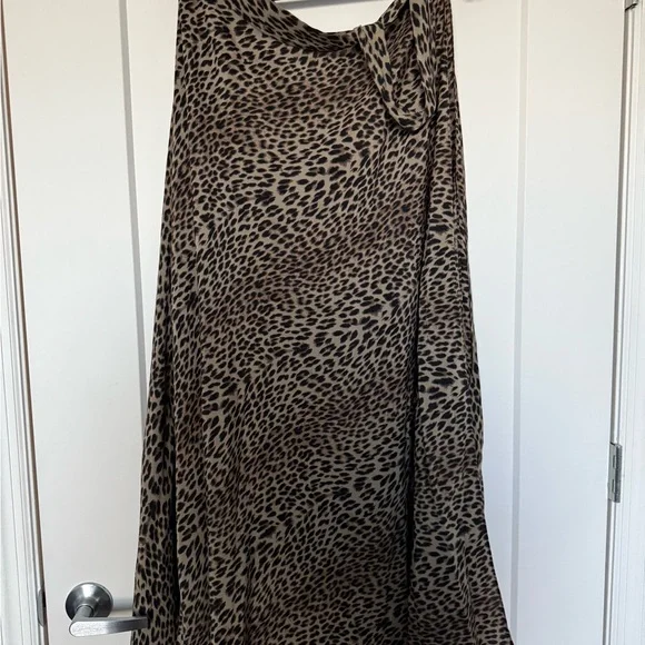 Zadig & Voltaire Animal Print A-Line Skirt - Picture 6 of 7